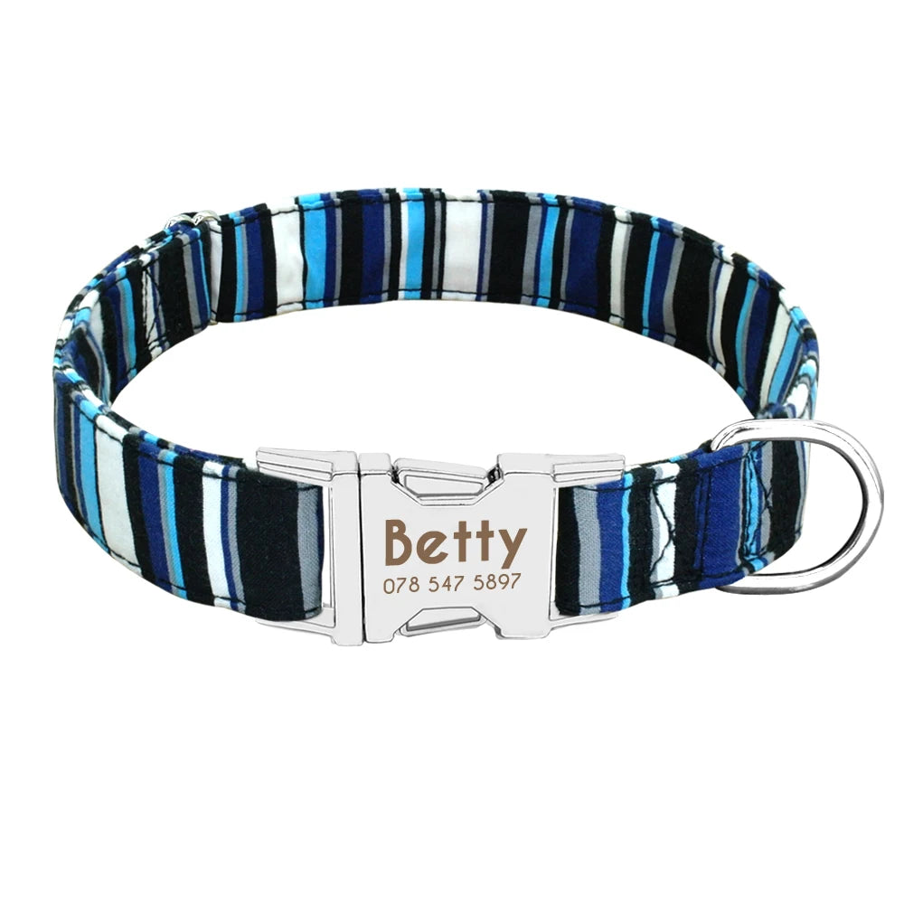 Dog Collar Personalized Nylon