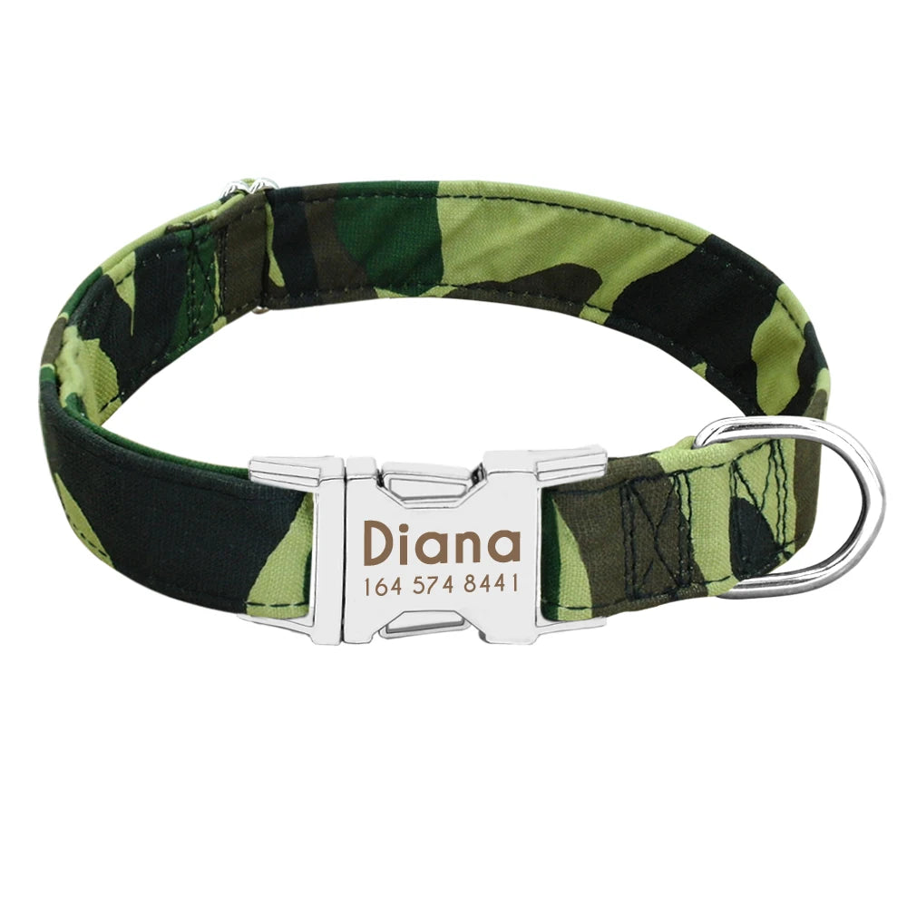 Dog Collar Personalized Nylon