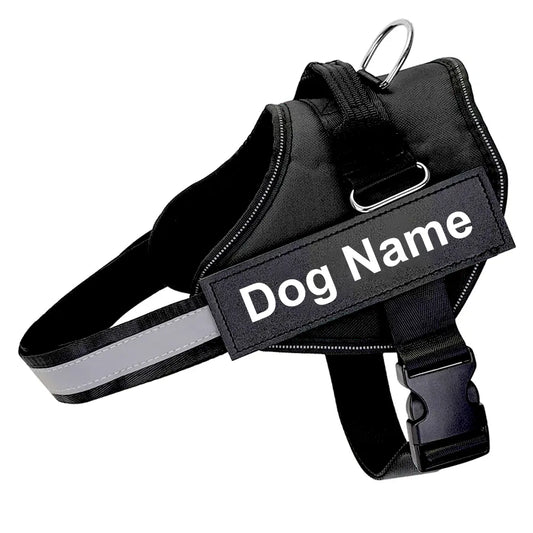 Personalized Dog Harness Reflective Adjustable Dog Harness Vest