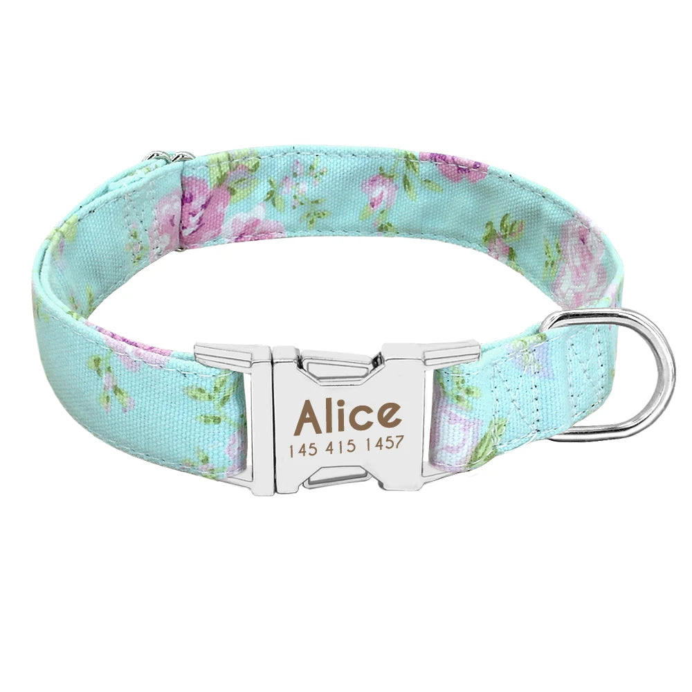 Dog Collar Personalized Nylon