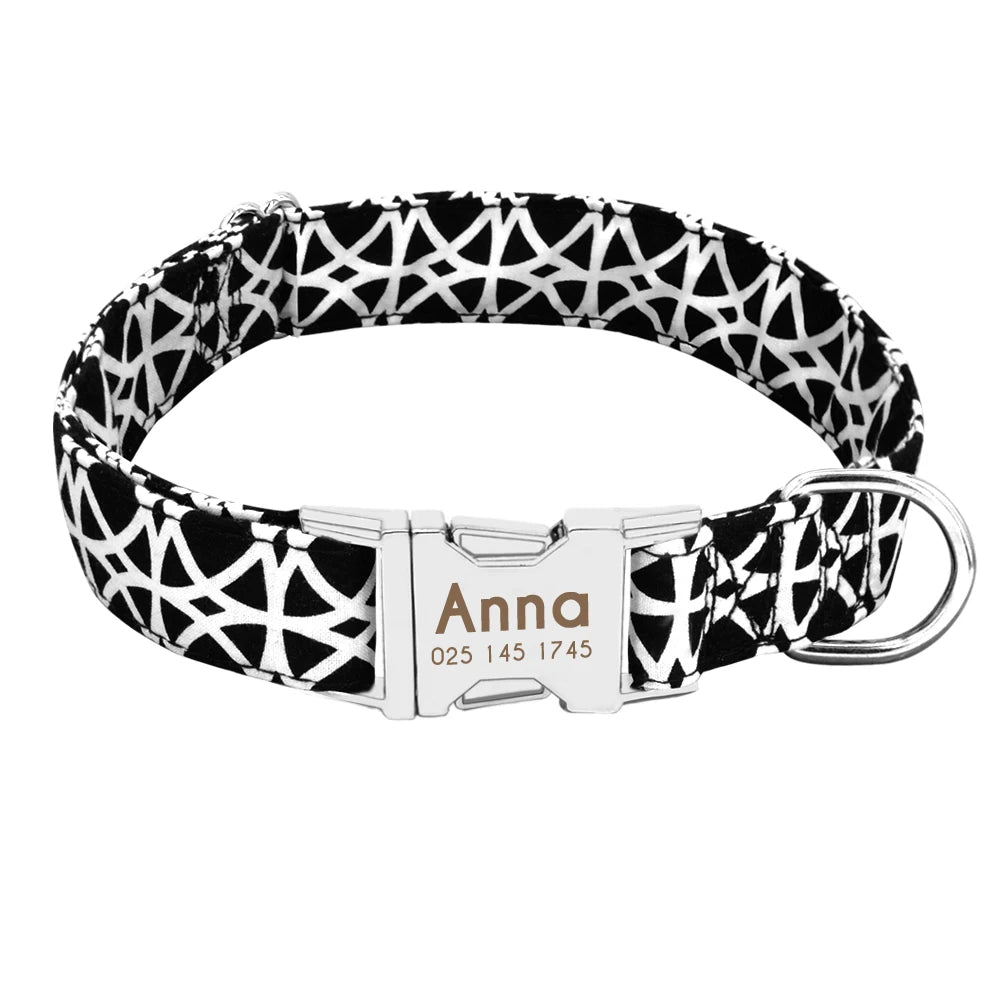 Dog Collar Personalized Nylon