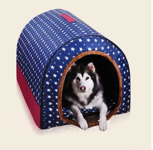 Warm Dog House Soft Foldable  Bed