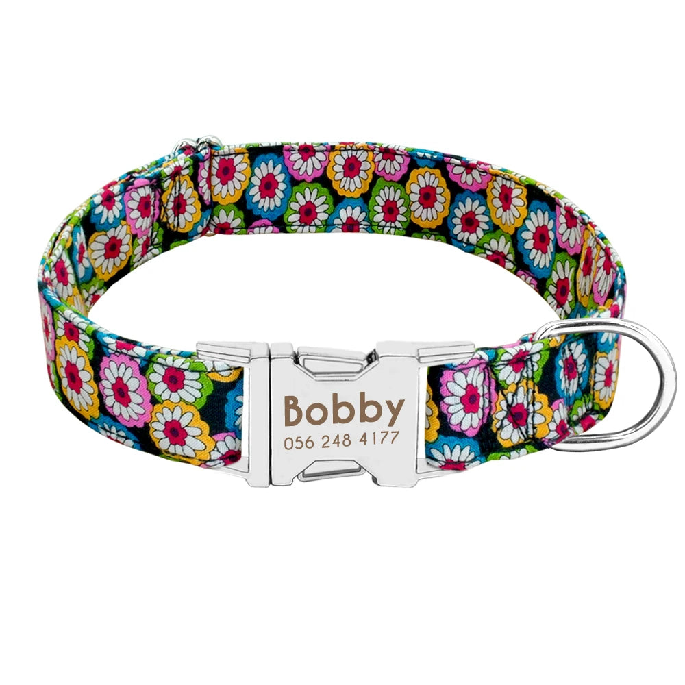 Dog Collar Personalized Nylon