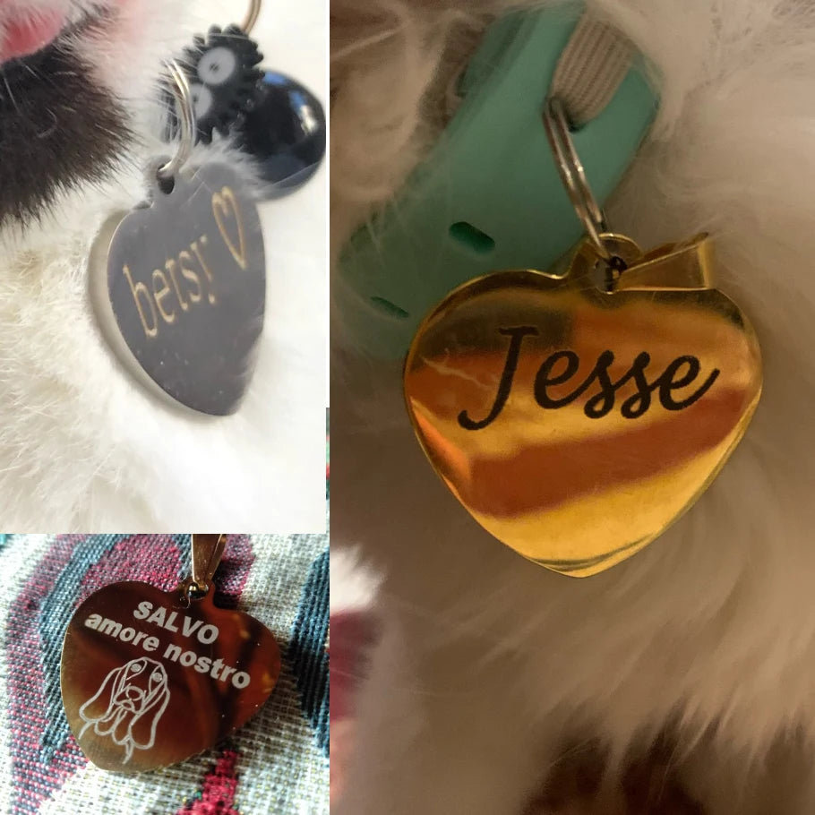 Custom Dog ID Tag Engraved